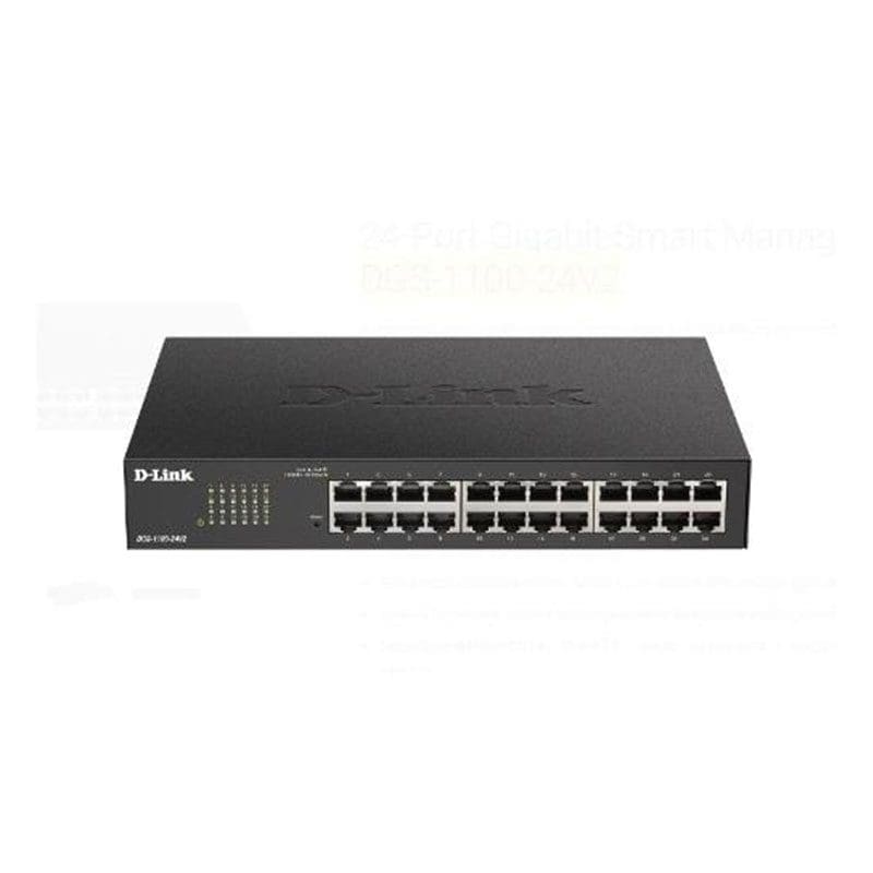 DGS-1100-24V2 D-Link Switch 24 ports smart at discount