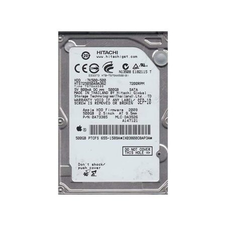 HTS725050A9A362 Hitachi Travelstar 7K500 500GB SATA Hard Drive