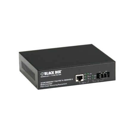 LPS500A-MM-SC Black Series fiber media converter at discount