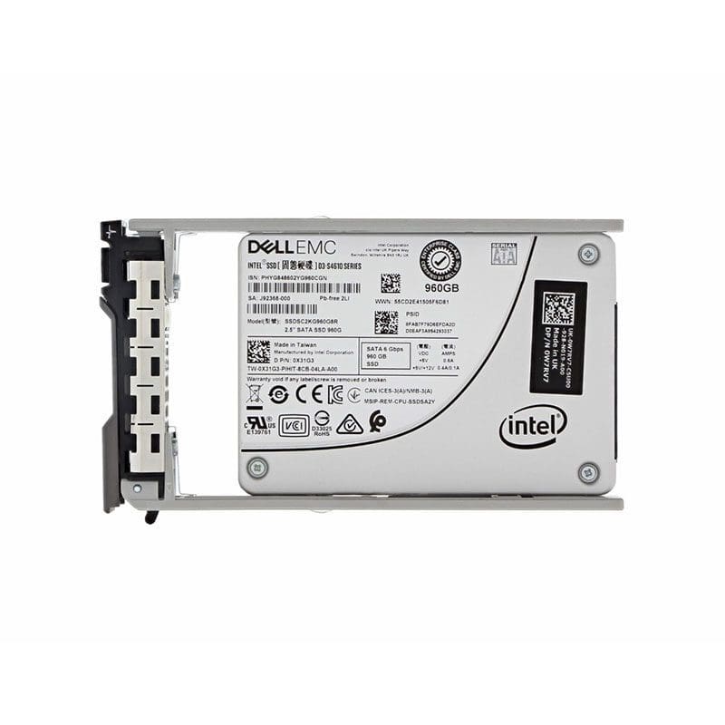 Refurbished 04RKT Dell 960GB MLC SAS-12GBPS 2.5inch (SSD)