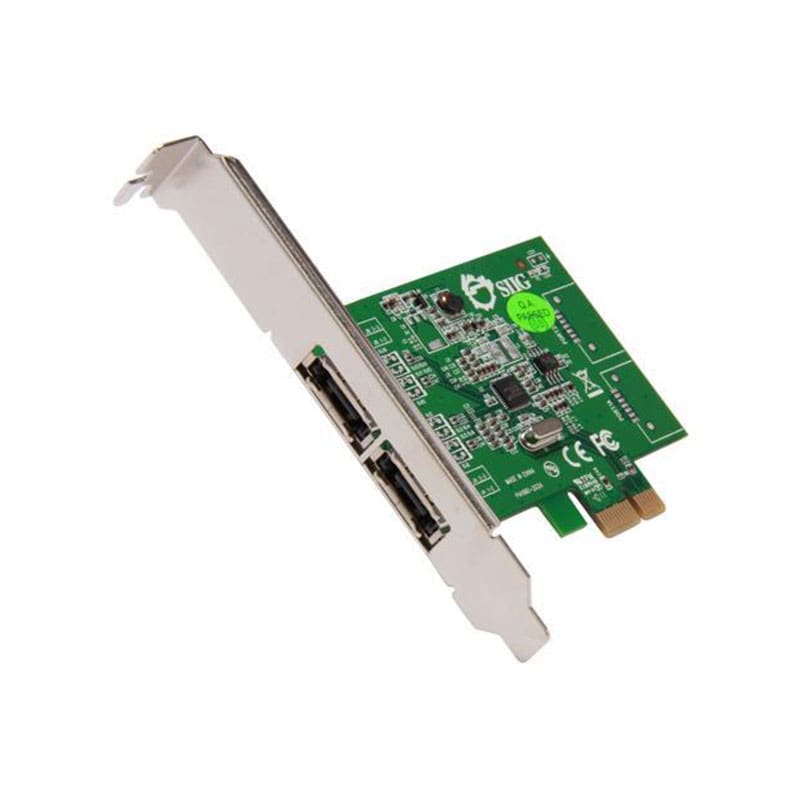 SC-SA0M11-S1 SIIG DP eSATA 6Gb/s 2-Port PCIe at discount