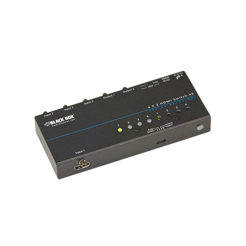 VSW-HDMI4X2-4K Black Box 4K HDMI Matrix switch at discount