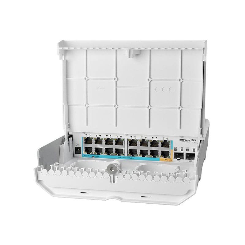 CRS318-1Fi-15Fr-2S-OUT MikroTik netPower Switch at discount
