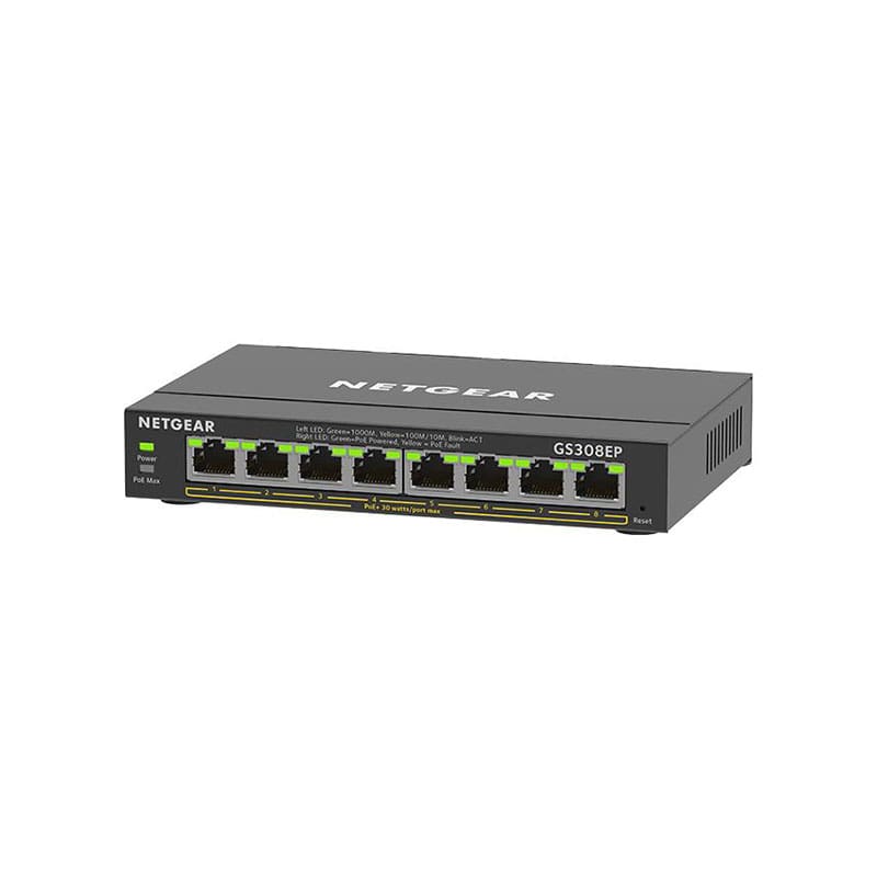 GS308EP-100NAS Netgear 8-Port Gigabit Switch at discount