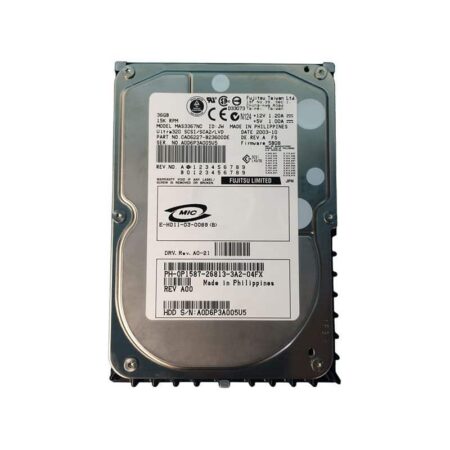 MAS3367NC Fujitsu Enterprise 36.7GB 15000RPM Hard Drive