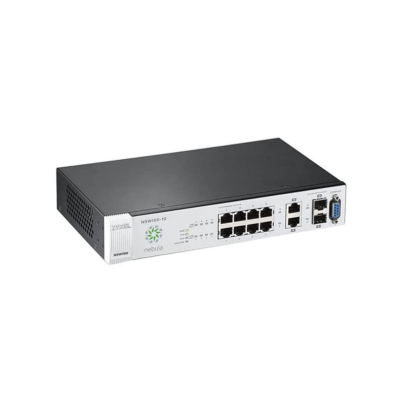 NSW100-10 ZyXEL 8-port GbE Nebula Cloud Switch at discount