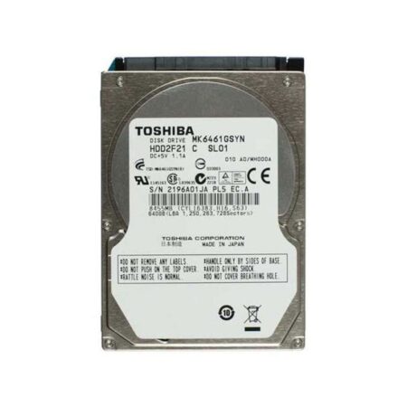 Refurbished MK6461GSYN Toshiba 640GB 7200RPM SATA 3Gbps