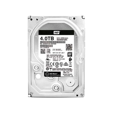 WD4005FZBX Western Digital Black 4TB 7200RPM SATA Hard Drive