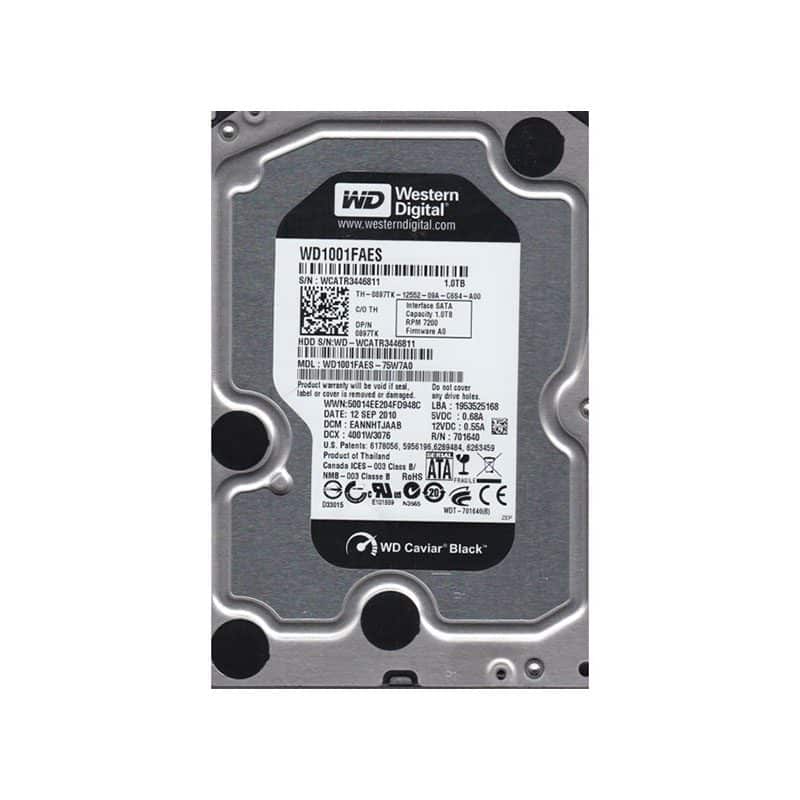 WD1001FAES-75W7A0 Western Digital Caviar Black 1TB Hard Drive