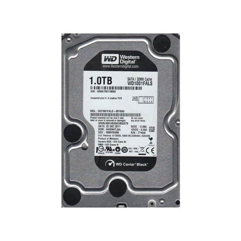 WD1001FALS-00Y6A0 Western Digital Caviar Black 1TB Hard Drive
