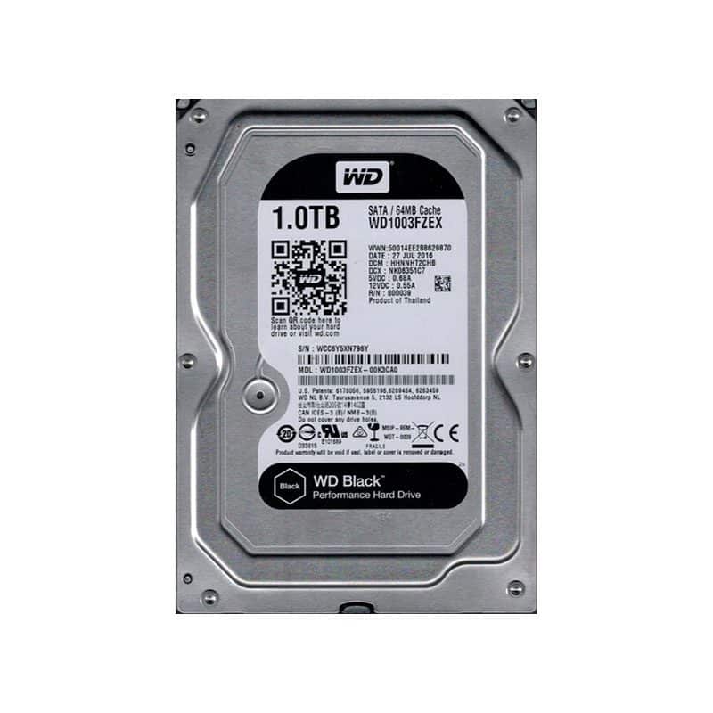 WD1003FZEX-00K3CA0 Western Digital Black 1TB SATA Hard Drive