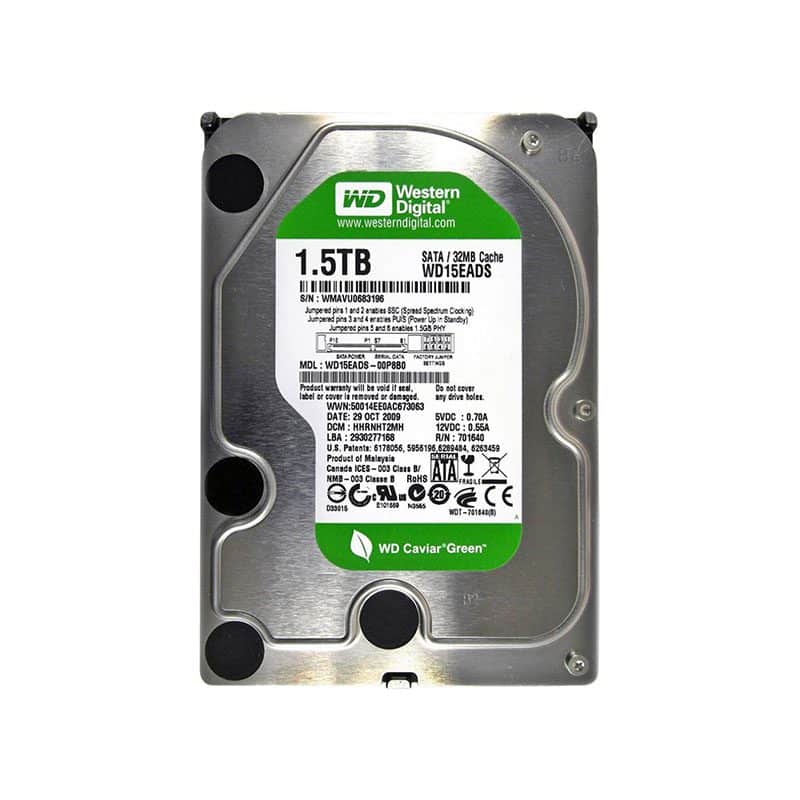 WD15EADS-00P8B0 Western Digital Caviar Green 1.5TB Hard Drive