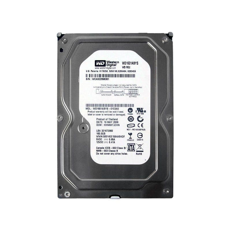 WD1601ABYS Western Digital RE2 160GB SATA Hard Drive