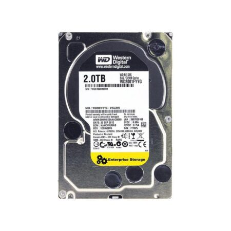 WD2001FYYG Western Digital RE 2TB 7200RPM SAS Hard Drive