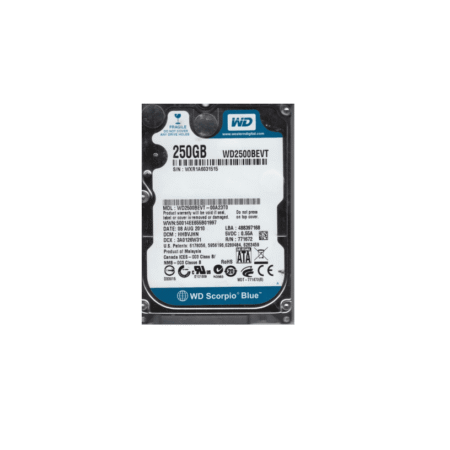 WD2500BEVT Western Digital Scorpio Blue 250GB Sata-II Hard Drives