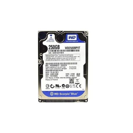 WD2500BPVT Western Digital Scorpio 250GB SATA Hard Drive
