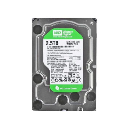 WD25EZRX Western Digital Caviar Green 2.5TB 5400RPM Hard Drive