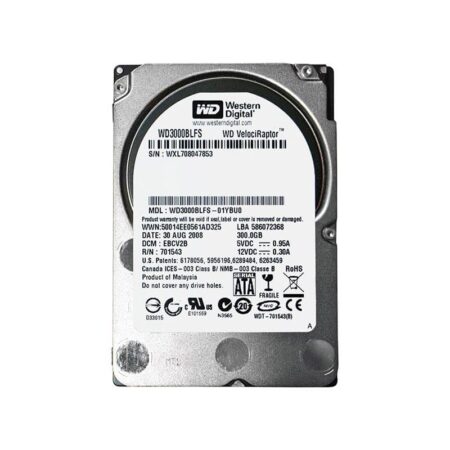 WD3000BLFS Western Digital VelociRaptor 300GB SATA Hard Drive