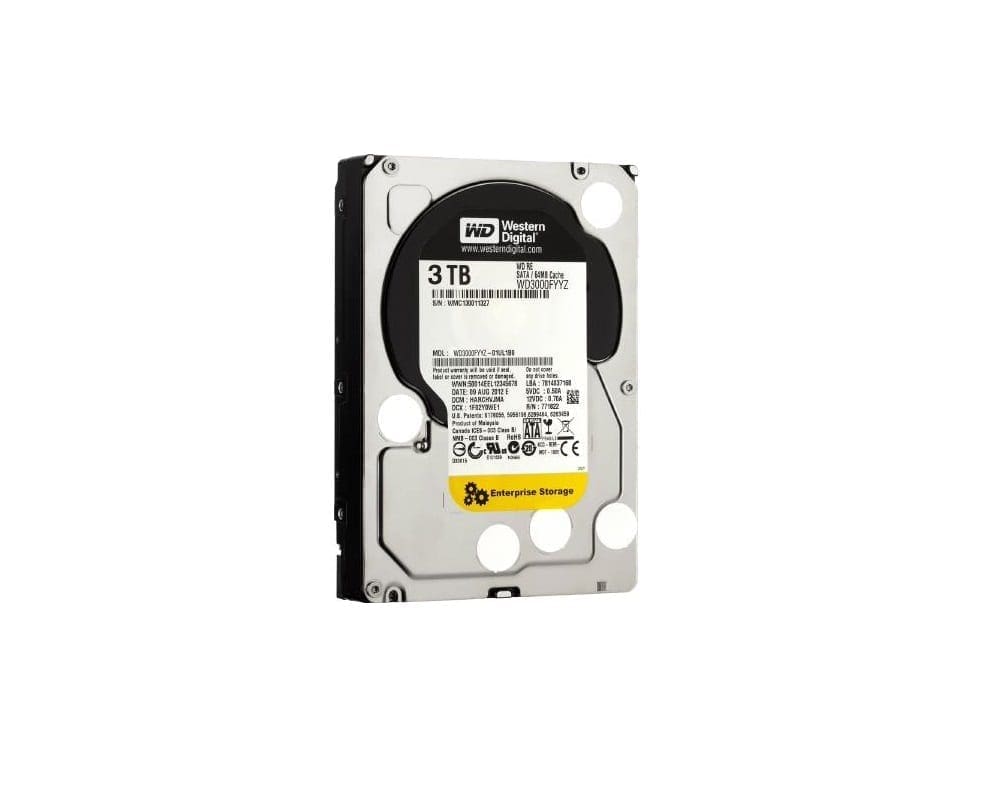 WD3000FYYZ Western Digital RE 3TB SATA 64MB Buffer Hard Drive