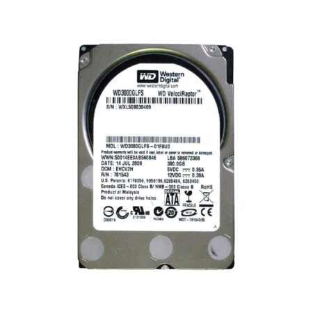 WD3000GLFS Western Digital VelociRaptor 300GB SATA Hard Drive