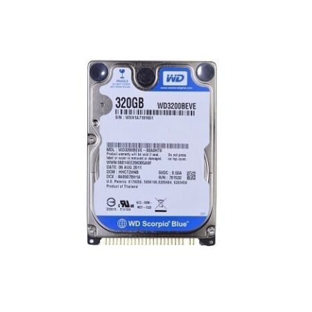 WD3200BEVE Western Digital Scorpio 320GB 5.4K RPM Hard Drive