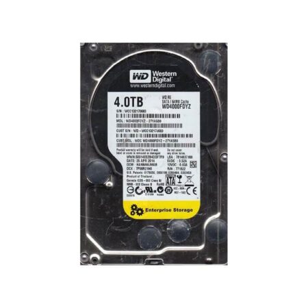 WD4000FDYZ-27YA5B0 Western Digital RE 4TB SATA Hard Drive