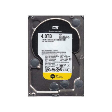 WD4000FYYZ-01UL1B1 Western Digital RE 4TB 7200RPM Hard Drive