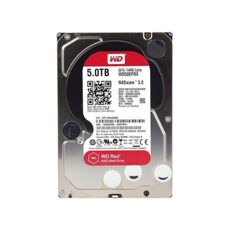 WD50EFRX Western Digital Red 5TB 5400RPM SATA Hard Drive