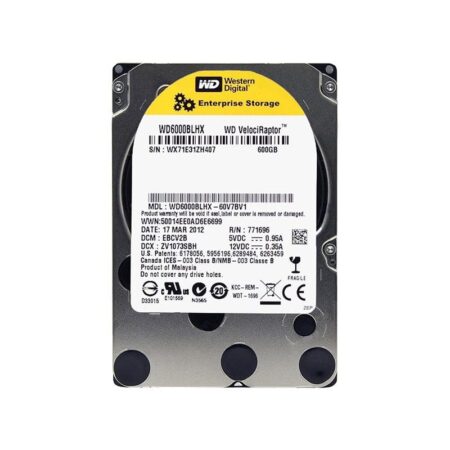 WD6000BLHX Western Digital VelociRaptor 600GB SATA Hard Drive