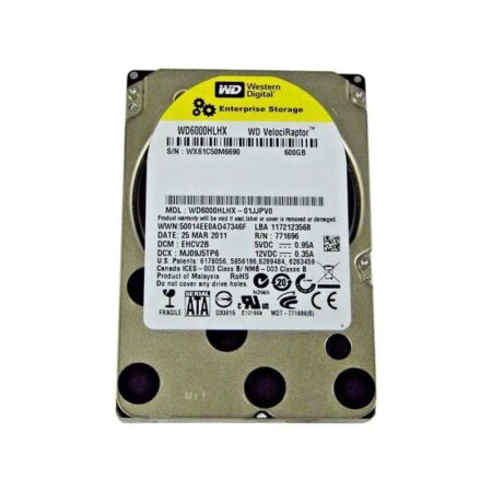 WD6000HLHX-01JJPV0 Western Digital VelociRaptor 600GB Hard Drive