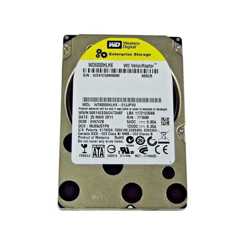 WD6000HLHX-01JJPV0 Western Digital VelociRaptor 600GB Hard Drive