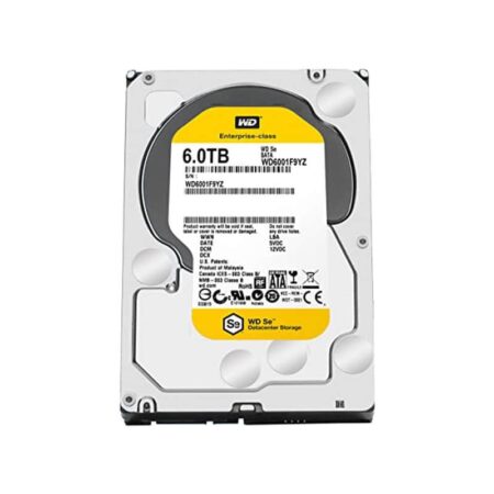 WD6001F9YZ Western Digital Se 6TB 7200RPM SATA Hard Drive