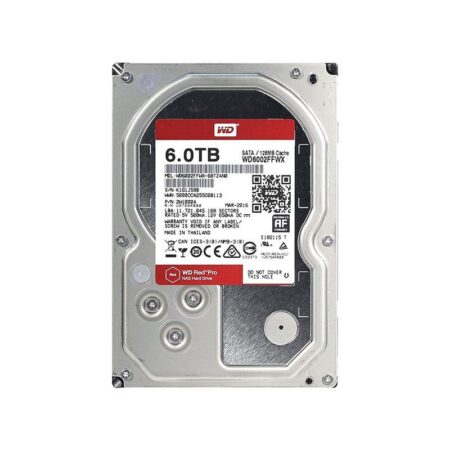 WD6002FFWX Western Digital Red Pro 6TB 7200RPM SATA Hard Drive