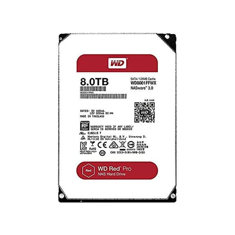 WD8001FFWX Western Digital Red Pro 8TB 7200RPM SATA Hard Drive