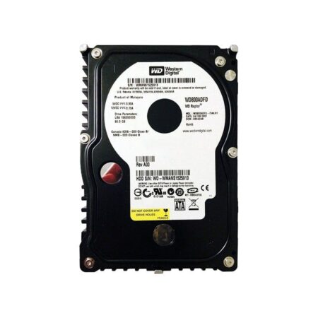 WD800ADFD Western Digital Raptor 80GB 10000RPM SATA Hard Drive