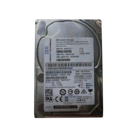 00WC011 Lenovo 2TB 7200RPM SAS 2.5-inch Internal Hard Drive