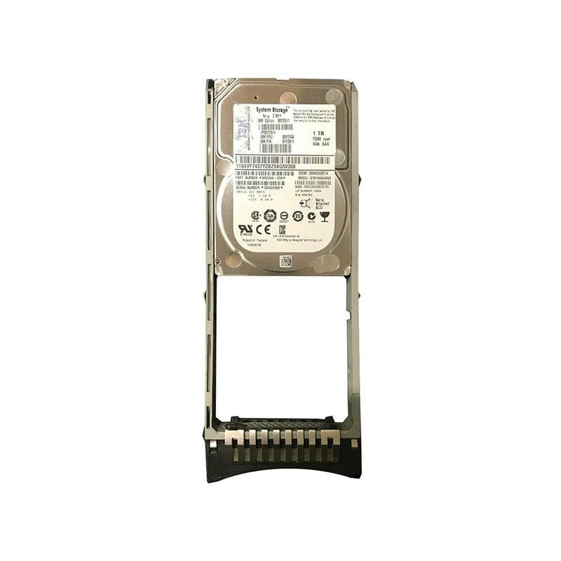 00Y2511 IBM 1TB 7200RPM SAS 6Gbps Nearline Hard Drive with Tray