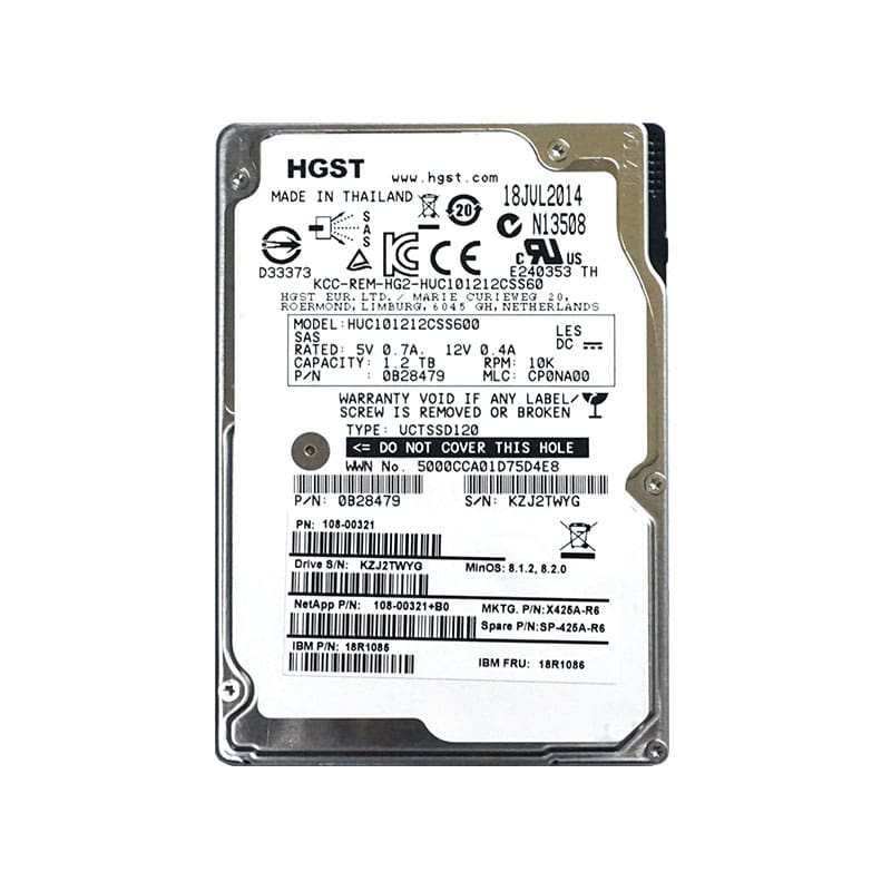 0B28470 HGST Hitachi 1.2TB SAS 6Gbps Hard Drive at discount