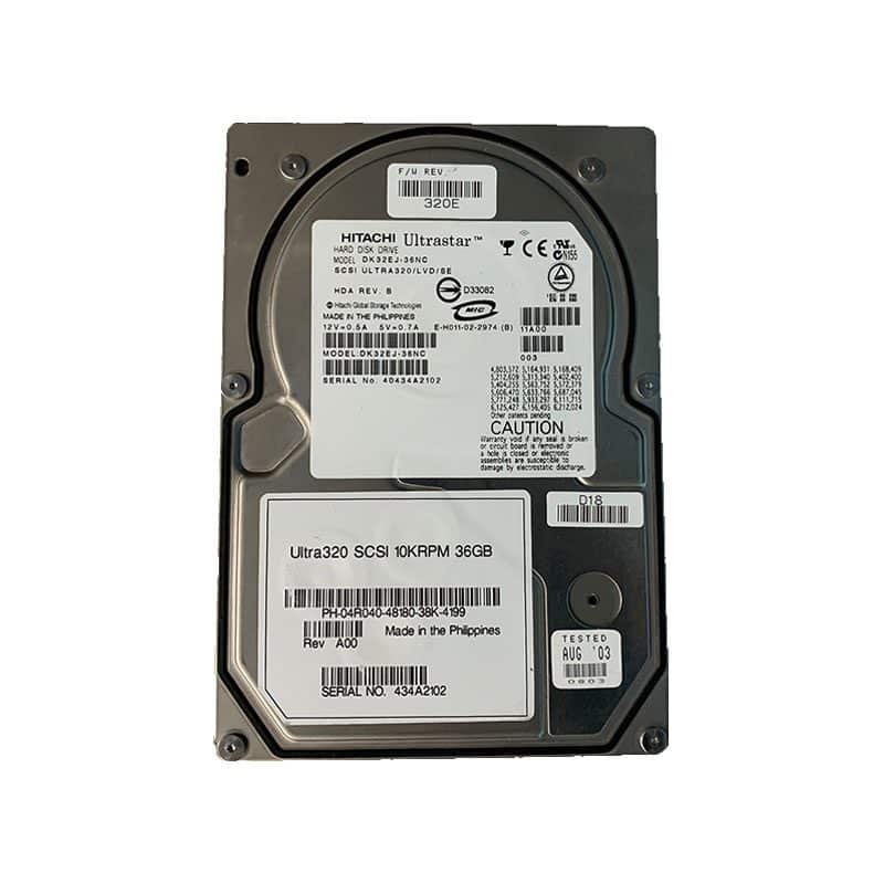 DK32EJ-36NC Hitachi Ultrastar 36.9GB 10000RPM SCSI Hard Drive