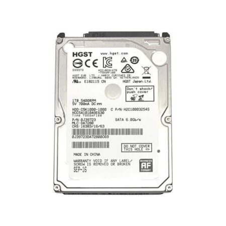 HCC541010A9E630 HGST CinemaStar C5K1000 1TB SATA Hard Drive