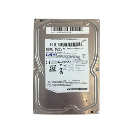 HD642JJ Samsung Spinpoint F1 640GB 7200RPM SATA Hard Drive