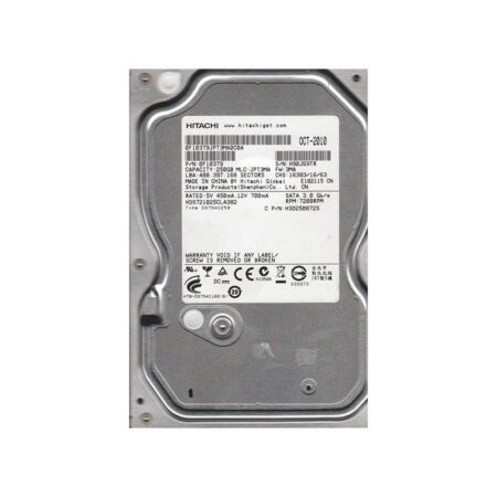 HDS721025CLA382 Hitachi Deskstar 7K1000.C 250GB SATA Hard Drive