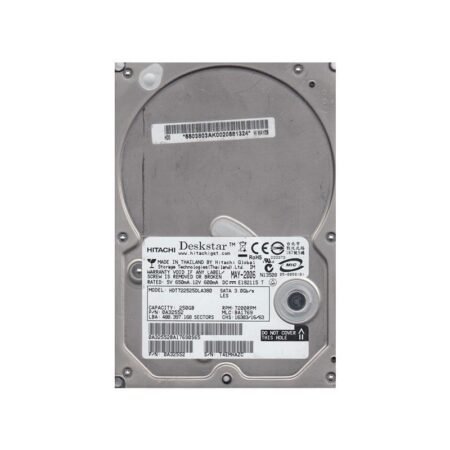 HDT722525DLA380 Hitachi Deskstar T7K250 250GB SATA Hard Drive
