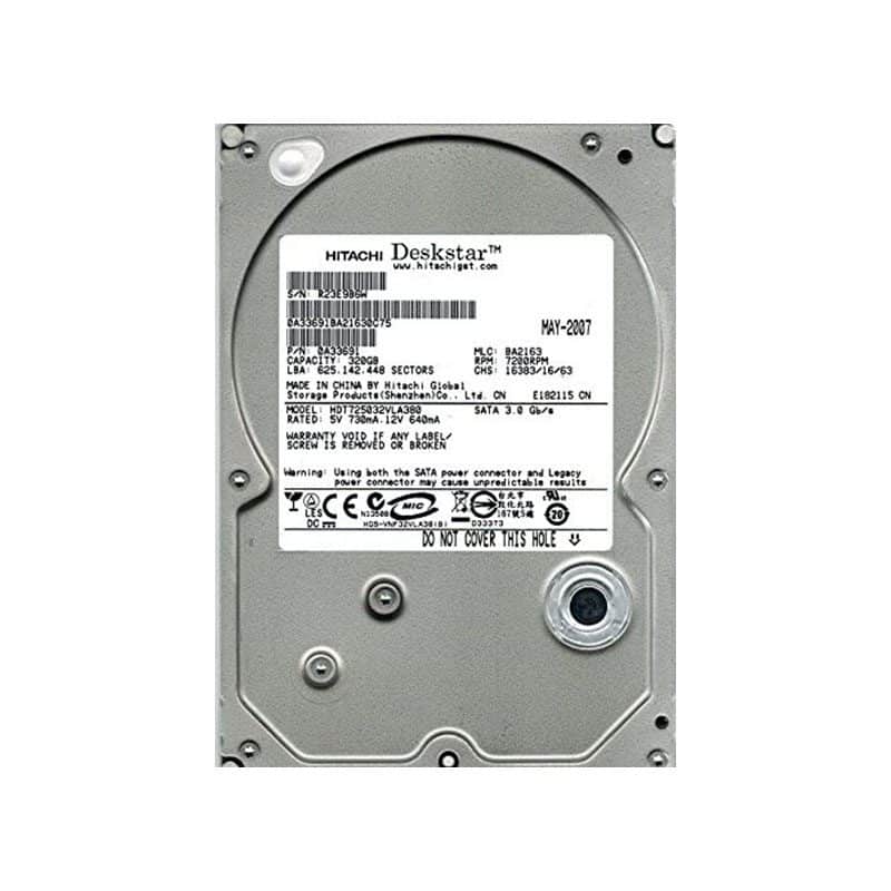 HDT725032VLA380 Hitachi Deskstar T7K500 320GB SATA Hard Drive
