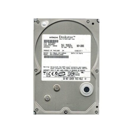 HDT725040VLA360 Hitachi Deskstar T7K500 400GB SATA Hard Drive