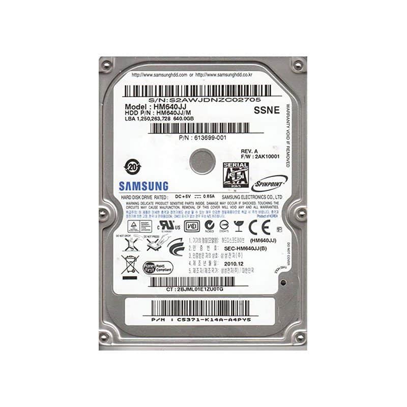 HM640JJ Samsung Spinpoint MP4 640GB SATA Hard Drive