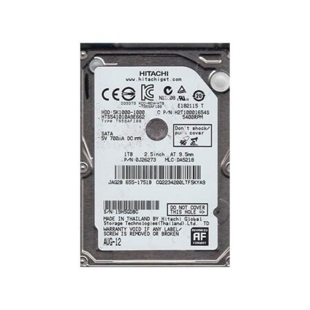 HTS541010A9E662 Hitachi Travelstar 5K1000 1TB SATA Hard Drive