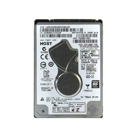 HTS541075A7E630 HGST Travelstar Z5K1000 750GB SATA Hard Drive