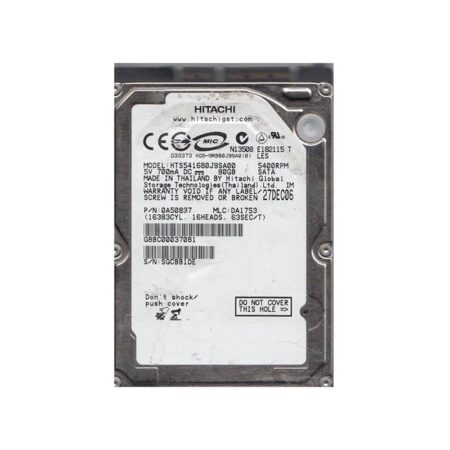 HTS541680J9SA00 HITACHI TRAVELSTAR 5K160 80GB sata Hard drive