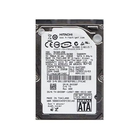 HTS543225L9A300 Hitachi Travelstar 5K320 250GB SATA Hard Drive